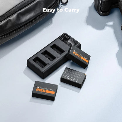 Cargador con 3 baterías
